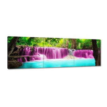 Obraz Kolorowy pejzaż Wodospad, 60x20cm - ZeSmakiem