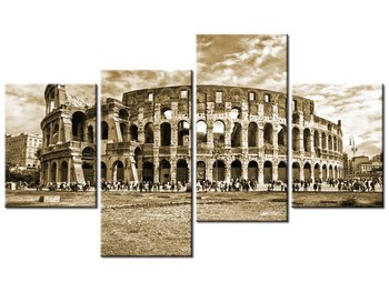 Obraz Koloseum w Rzymie, 4 elementy, 120x70 cm - Oobrazy