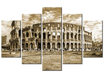 Obraz Koloseum w Rzymie, 5 elementów, 100x63 cm - Oobrazy