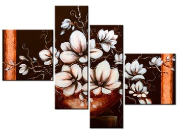 Obraz, Magnolia III Waza, 4 elementy, 100x70 cm - Oobrazy