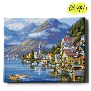 Obraz Malowanie Po Numerach 40X50 Cm / Kościół Przy Górach / Oh Art - Oh Art!
