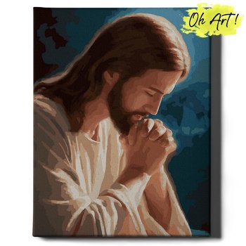 Obraz Malowanie Po Numerach 40X50 Cm / Modlitwa Jezusa / Oh Art! - Oh Art!