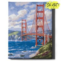 Obraz Malowanie Po Numerach 40X50 cm / Most W Kalifornii | Oh Art!