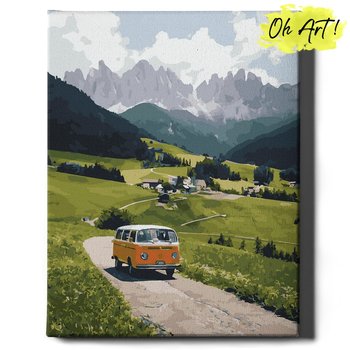 Obraz Malowanie Po Numerach 40X50 Cm / Podróż W Góry / Oh Art! - Oh Art!