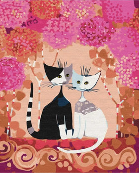 Obraz Malowanie po numerach, Fantastyczne koty - Symag