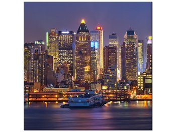 Obraz, Manhattan at night, 30x30 cm - Oobrazy