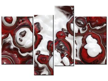 Obraz Marble Zaus, 4 elementy, 130x85 cm - Oobrazy