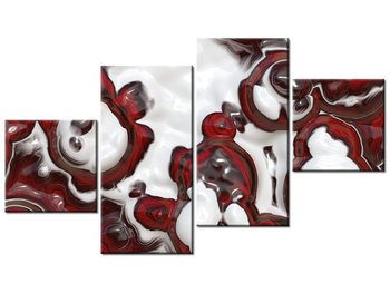 Obraz Marble Zaus, 4 elementy, 160x90 cm - Oobrazy