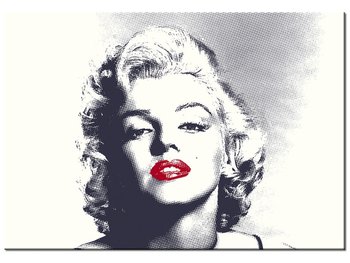 Obraz Marilyn Monroe z czerwonymi ustami, 100x70 cm - Oobrazy