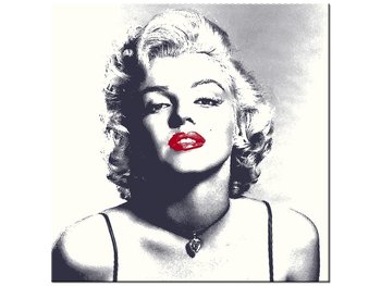 Obraz Marilyn Monroe z czerwonymi ustami, 40x40 cm - Oobrazy