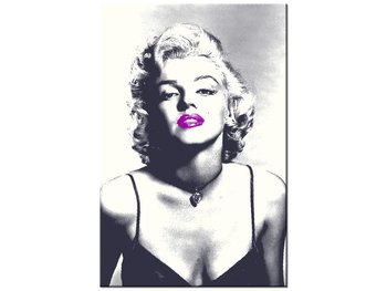 Obraz Marilyn Monroe z fioletowymi ustami, 80x120 cm - Oobrazy
