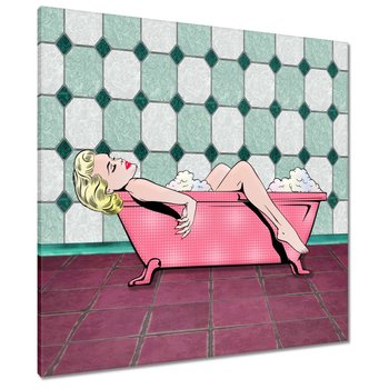 Obraz Marylin Monroe w wannie, 80x80cm - ZeSmakiem