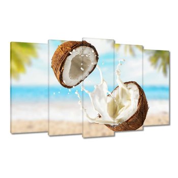 Obraz Mleczko kokosowe Kokosy, 100x60cm - ZeSmakiem