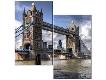 Obraz Most Tower Bridge na Tamizie, 2 elementy, 60x60 cm - Oobrazy