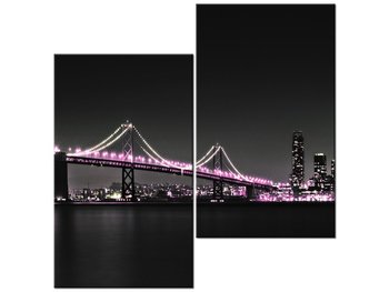 Obraz Most w San Francisco - Tanel Teemusk, 2 elementy, 60x60 cm - Oobrazy