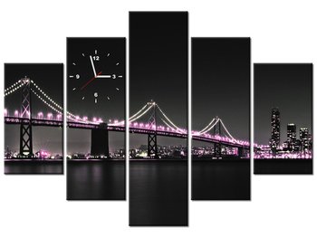 Obraz, Most w San Francisco - Tanel Teemusk, 5 elementów, 150x105 cm - Oobrazy