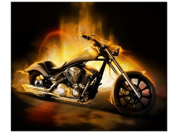 Obraz Motocykl w ogniu, 60x50 cm - Oobrazy