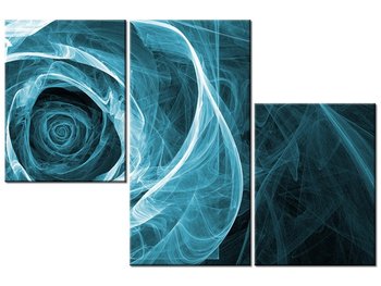Obraz Mrożona róża dymna, 3 elementy, 90x60 cm - Oobrazy