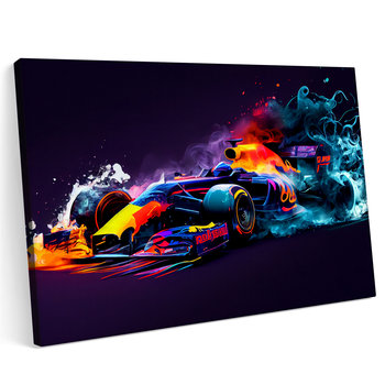 Obraz na płótnie 120x80cm F1 Red Bull Styl Grafiki Bolid Formuła 1 - Printonia