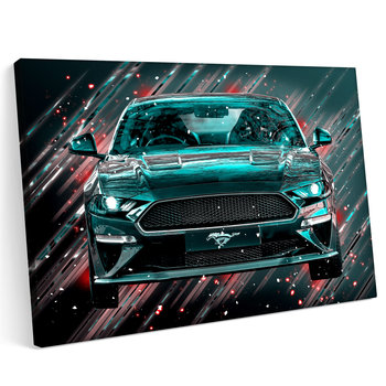 Obraz na płótnie 70x50 Ford Mustang Bullit Samochód Sport_ - Printonia