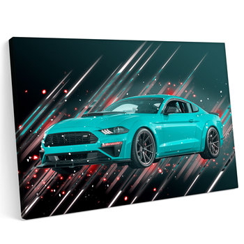 Obraz na płótnie 70x50 Ford Mustang GT Sportowy Samochód - Printonia