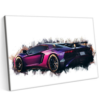 Obraz na płótnie 70x50 Lamborghini Aventador Lambo Sport Samochód - Printonia