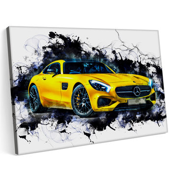 Obraz na płótnie 70x50 Mercedes Merc Benz AMG GT Samochód_ - Printonia
