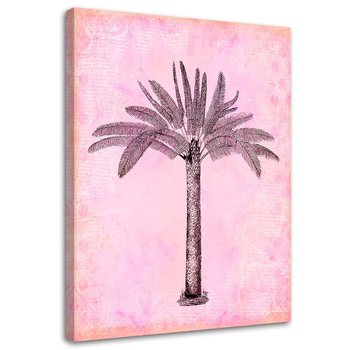 Obraz na płótnie: Abstrakcyjna palma, 70x100 cm - Feeby