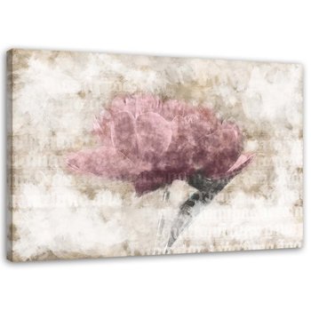 Obraz na płótnie, Abstrakcyjne kwiaty Shabby Chic - 100x70 - Inny producent