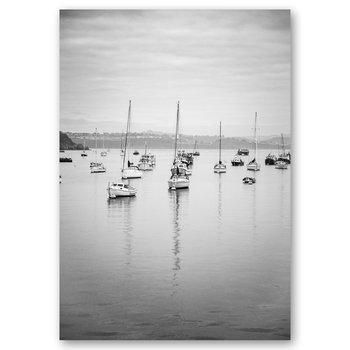 Obraz na płótnie Boats In The Harbor 60x90 - Legendarte