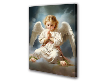 Obraz na płótnie canvas aniołek h 60x90cm - Obraz na płótnie