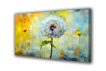 Obraz na płótnie canvas dmuchawce kwiaty pastel j 30x20 cm - Obraz na płótnie