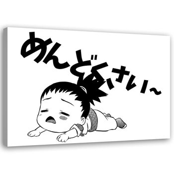 Obraz na płótnie Canvas FEEBY, Manga płacząca dziewczynka, 70x50 cm - Feeby