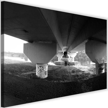Obraz na płótnie Canvas FEEBY, Pod betonowym mostem, 60x40 cm - Caro