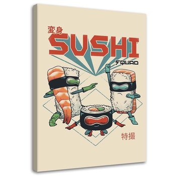 Obraz na płótnie Canvas FEEBY, Wojownicy sushi, 40x60 cm - Feeby
