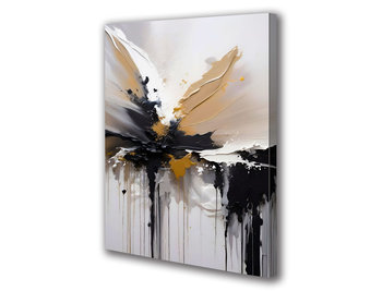 Obraz na płótnie canvas kolory abstrakcja złoto e 100x70 cm - Obraz na płótnie