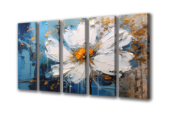 Obraz na płótnie canvas kwiaty faktura sztuka d 200x110cm - Obraz na płótnie