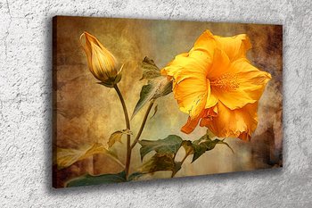 Obraz na płótnie canvas kwiaty vintage żółty n 30x20 cm - Obraz na płótnie