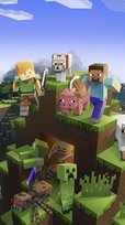Obraz Na Płótnie CANVAS Minecraft Gra Obraz 70x50 cm Atram