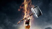 Obraz Na Płótnie CANVAS poster MARVEL AVENGERS THOR RAGNAROK MŁOT 90x60 cm Atram