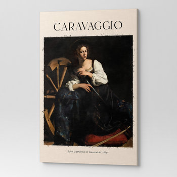 Obraz Na Płótnie Caravaggio Święta Katarzyna Rep00099 60X90 - Wave Print