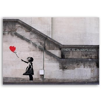 Obraz na płótnie FEEBY, Banksy Dziewczynka z Balonikiem 100x70 - Feeby