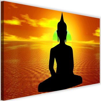 Obraz na płótnie FEEBY, Buddha wschód słońca 90x60 - Caro