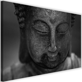Obraz na płótnie FEEBY, Głowa i Medytujący Buddha 120x80 - Caro