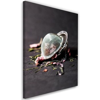Obraz na płótnie FEEBY, Herbata Róża Roślina Liście 40x60 - Caro