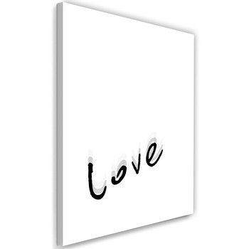 Obraz na płótnie FEEBY, Love Typografia Napis 40x60 - Caro