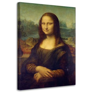 Obraz na płótnie FEEBY, Mona Lisa - Da Vinci reprodukcja 40x60 - Feeby