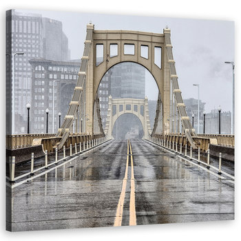 Obraz na płótnie FEEBY, Most Nowy Jork 30x30 - Feeby