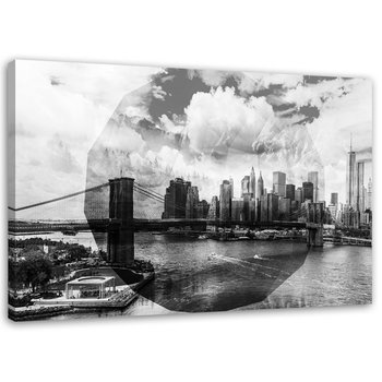 Obraz na płótnie FEEBY, Most w Nowym Jorku 100x70 - Feeby