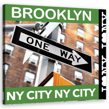 Obraz na płótnie FEEBY, Nowy Jork Brooklyn 30x30 - Feeby
